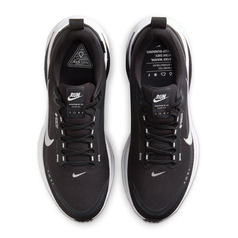 NIKE VOMERO 18 (BLACK-WHITE)